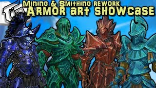 Armor Art showcase - Mining & Smithing rework