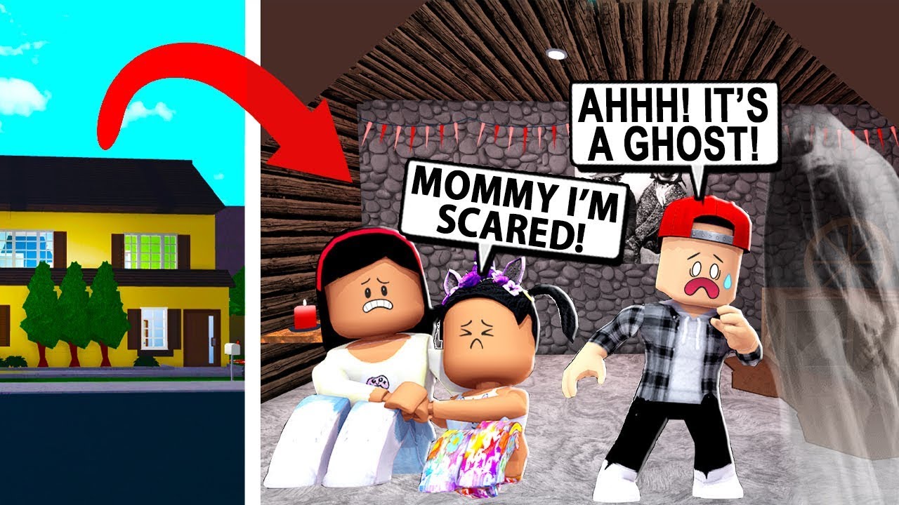 My Kids Found A Secret Attic And It Was Haunted Roblox Bloxburg Youtube - ghostly boy roblox my first video