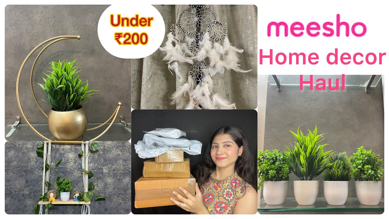 Meesho home decor haul 😍 under ₹200 meeshohaul meeshohomedecor 