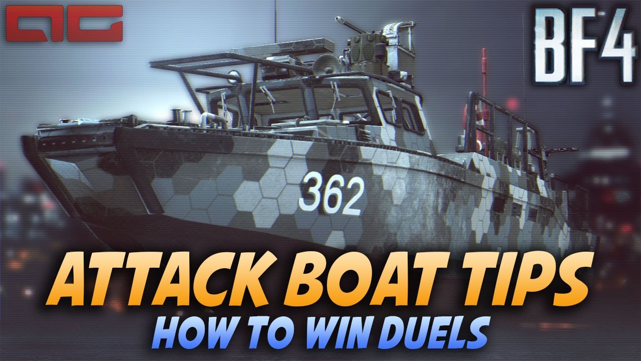 BF4 Attack Boat Tips - How To Win Duels (Battlefield 4 Commentary/Gameplay)