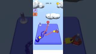 Go Knot 3D Level 25 TRICK Gameplay screenshot 4