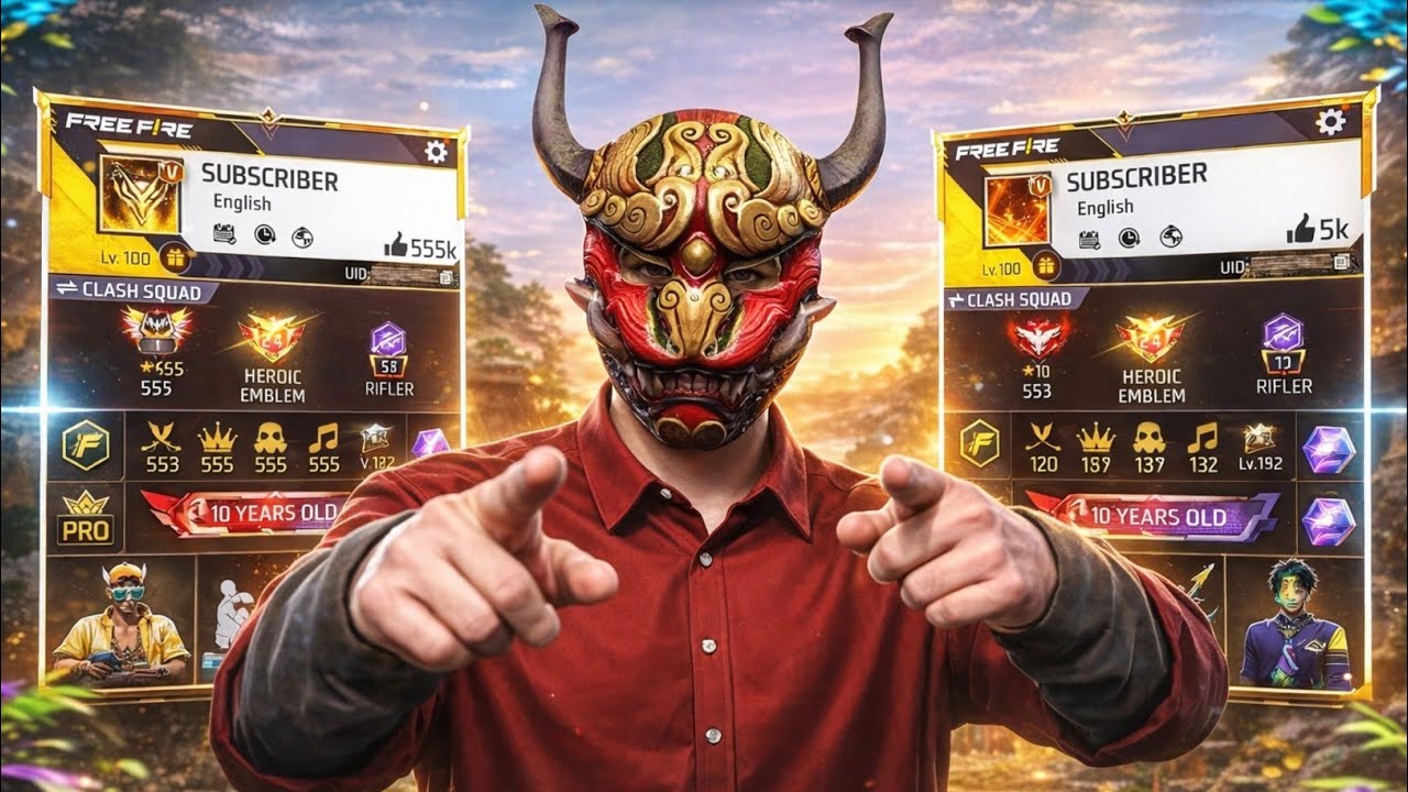 10 Years Old Pro Player 🤯 - Garena Free Frie 