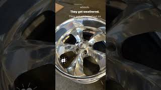 Aluminum wheels need to be polished We can wake em up
