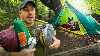 using nothing but VINTAGE / RETRO camping gear - YouTube