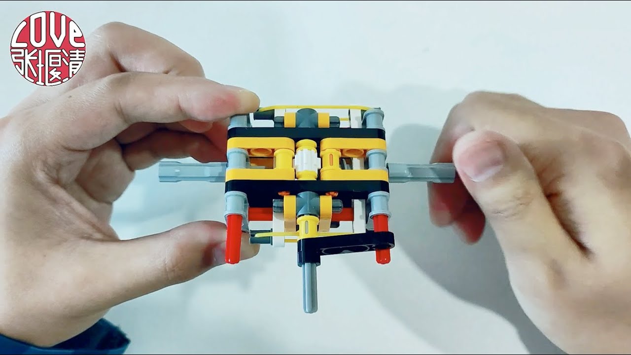 张堰清-Brick Automatic force relief device for LEGO automobile steering