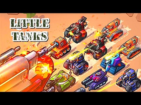 Little Tanks - Merge Game 💥 Gameplay 💥 All tanks 💥 Android and iOS Games!