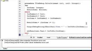 Técnicas de debug em Delphi I