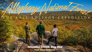 Backpacking Minister Creek During Peak Fall Foliage
