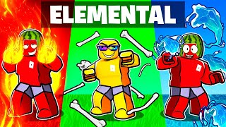 Becoming OVERPOWERED in Elemental Tycoon Roblox