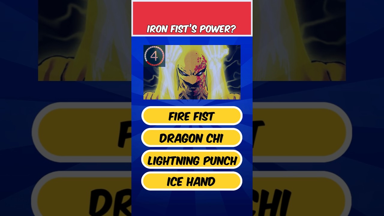 Time to test Your Marvel IQ!