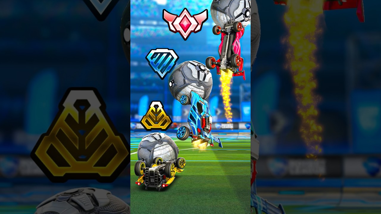 Every rank vs the air dribble challenge