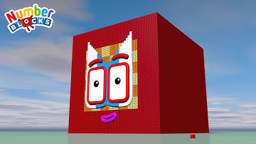 Looking for Numberblocks Cube BIGGEST 100x100x120 is Numberblokcs 1.200.000 GIANT Number Pattern