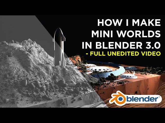 Creating Miniature Worlds In Blender - BlenderNation