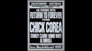Return To Forever  At The Concertgebouw Amsterdam  1975 audience  Only Recording