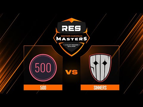 500 проти Sinners | Мапа 1 Anubis | RES WEM Spring 2024 - BLAST Premier