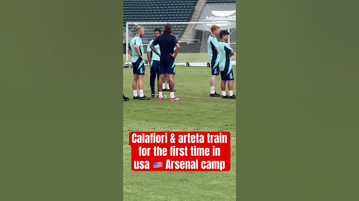 Riccardo Calafiori & Mikel Arteta traim together for Arsenal for the first time #arsenal #football
