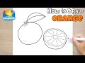 ORANGE part 3 - How to Draw and Color for Kids - CoconanaTV