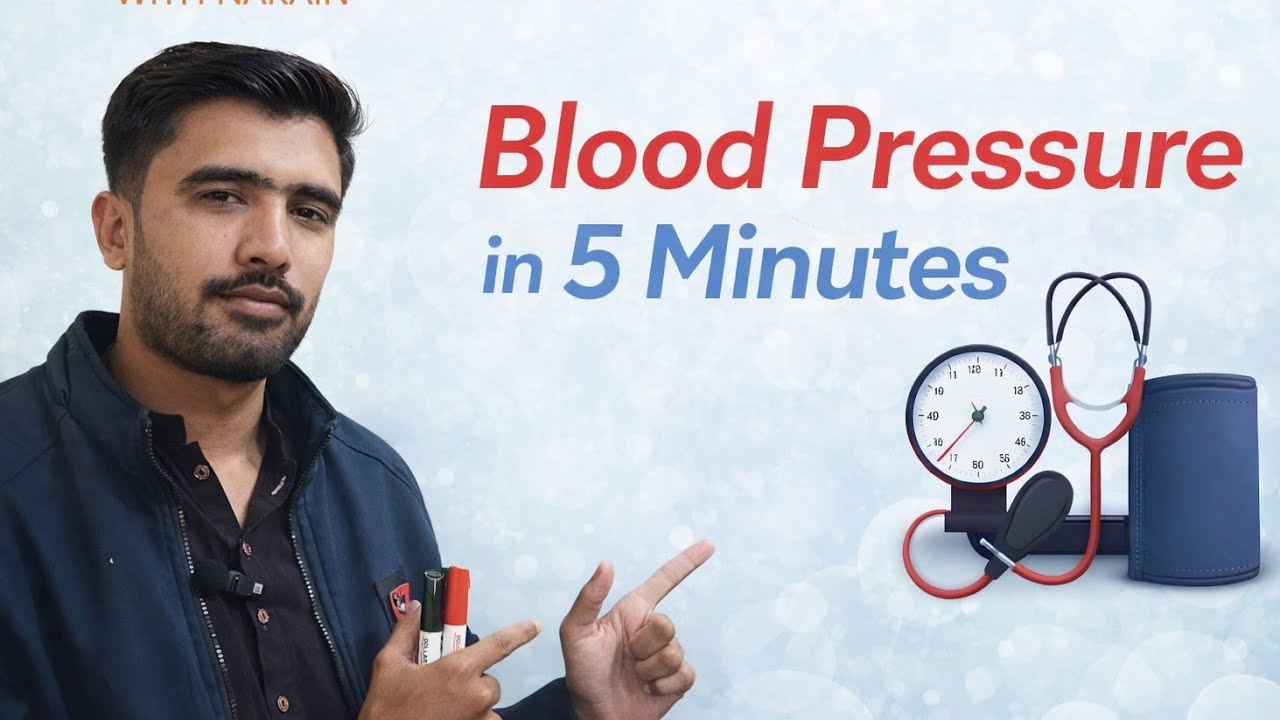 Blood Pressure | In 5-Minutes | Understand in easy way 