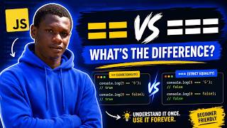 == vs === in JavaScript | What's the Difference (Beginner Friendly)