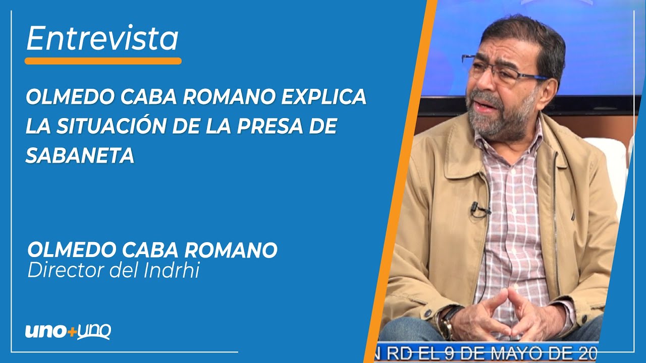 Olmedo Caba Romano explica la situación de la presa de Sabaneta