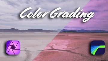 How-To: Color grading Drone Footage with Affinity Photo and Luma Fusion on iPad Pro!