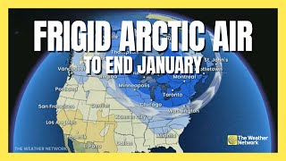 Frigid Arctic Air Remains In Place For Eastern Canada To End January