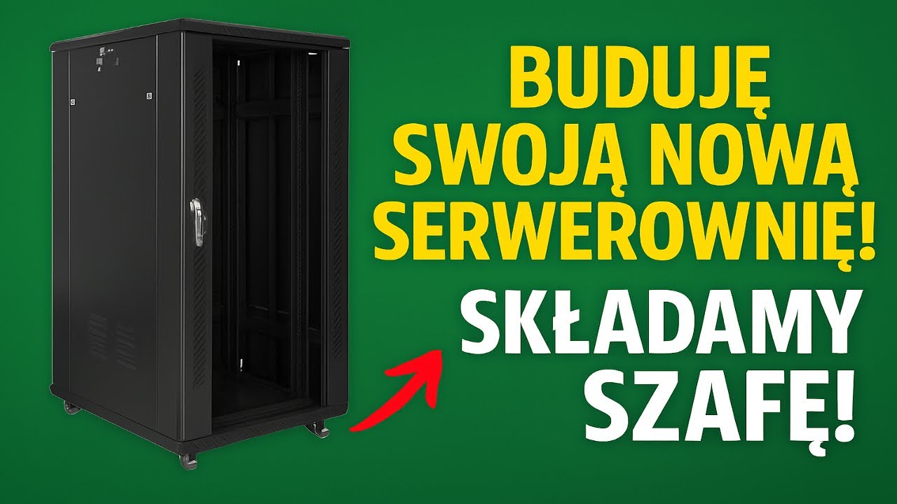 Buduję nową serwerownie! - SKŁADANIE SZAFY RACK | CZ.1