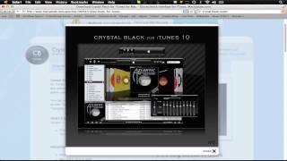 Crystal Black iTunes Skin on OS X Lion screenshot 2
