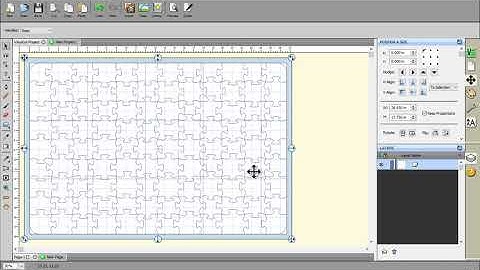 VinylCut 5 Software Making a Jigsaw Puzzle with the Puzzle Generator, Step by Step Video