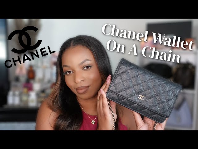 Chanel Classic Wallet On A Chain: What fits In It? Ways To Wear It