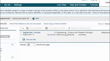 Using Scopus to Track Citations of Your Work
