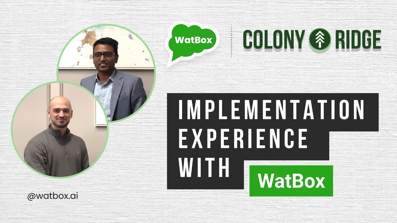 WatBox Implementation Experience | High-Performance Customer Testimonial | 