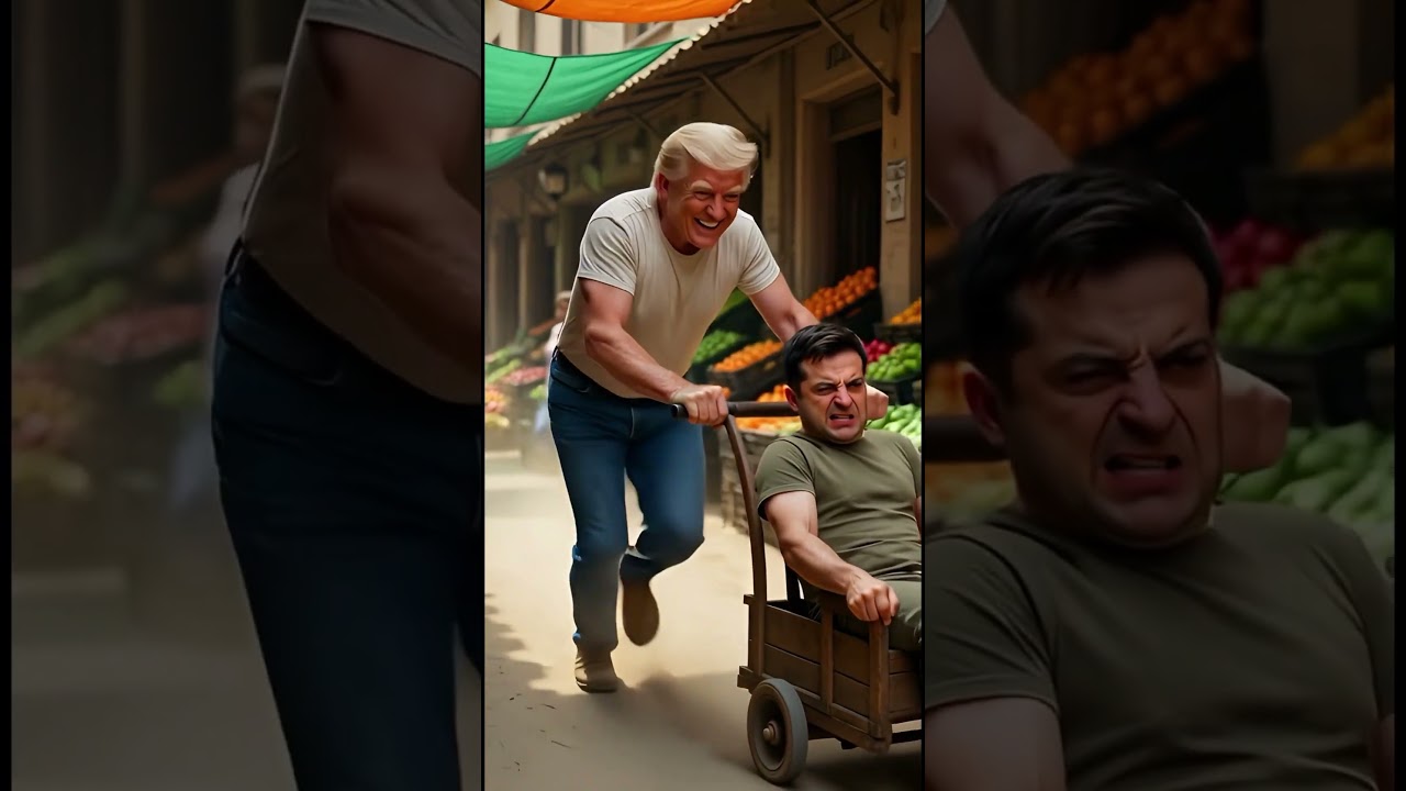 Zelenskyy was unaware of Trump and Putin's betrayal.😂 | AI Art"