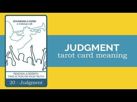 Video: Judgment - the meaning and interpretation of the tarot card