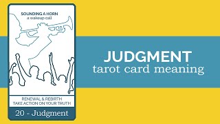 Celebrity Judgment Tarot Card Reading and Meaning Profile