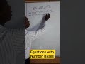 How to solve equations involving number bases #algebra #maths #binarynumbers