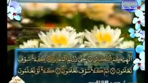 سورة التكاثر الشيخ عمر القزابري