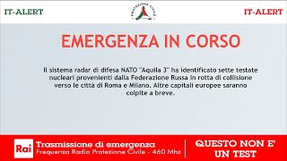 scherzo allerta nucleare