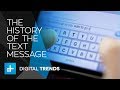 The history of the text message sms