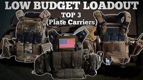 LOW BUDGET LOADOUT |Top 3 Plate Carriers|