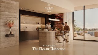 Inside Elysian Clubhouse at Émerge Residences Meydan