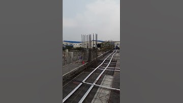 toàn cảnh thi công sàn cáp dự ứng lực/ DL construction #shorts