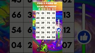 Can You Beat This Rapid 3 Pair Puzzle? ⚡ 이 초고속 3쌍 퍼즐 이길 수 있나요