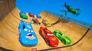 Сhallenge Pixar Cars   Crazy Mega Ramp McQueen &amp; Friends The King Francesco Bernoulli Chase Racelott