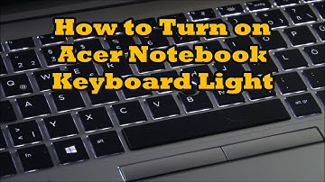 Acer keyboard light turn on and off How to turn on keyboard backlight Acer Aspire Swift Nitro Spin
