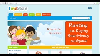Cloud based Toy rental Application Demo screenshot 2