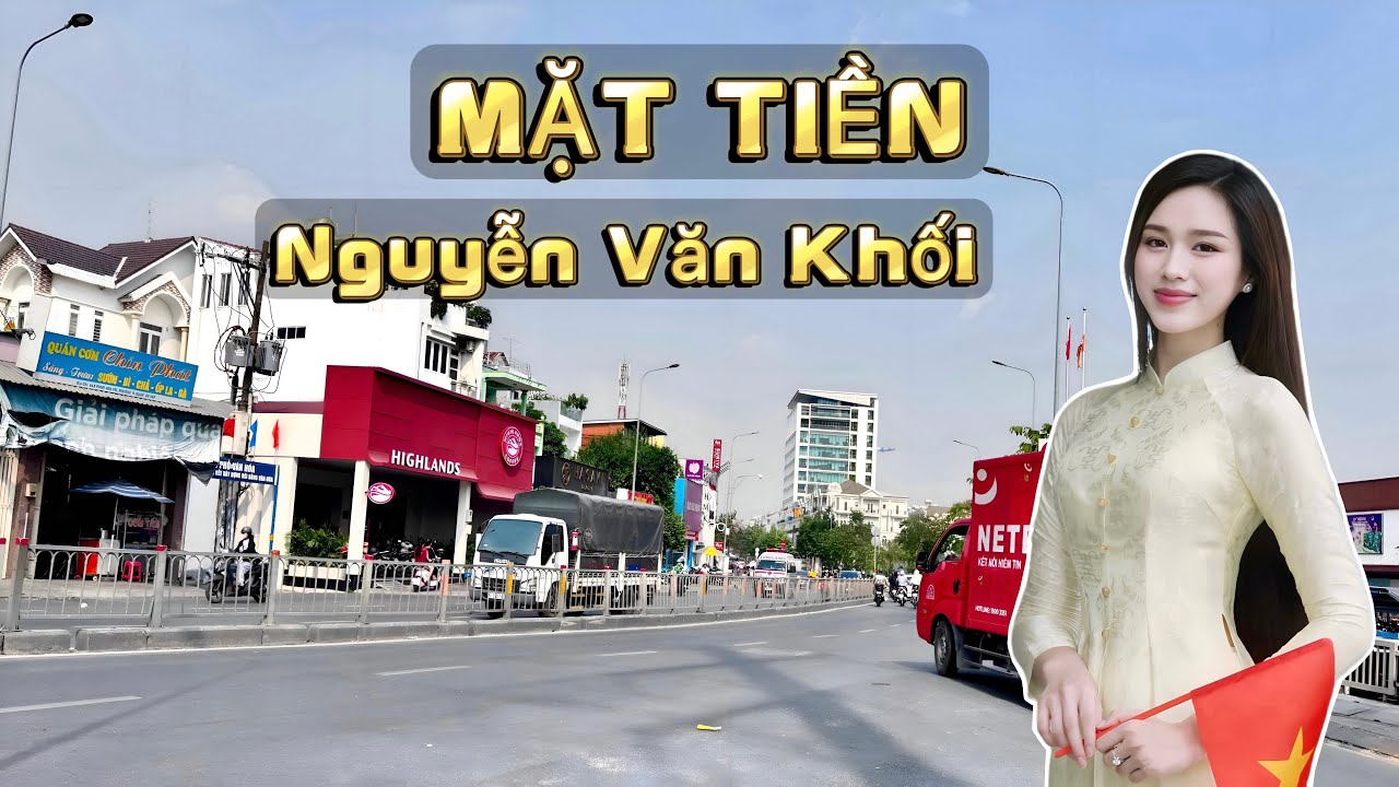 Bán Nhà MẶT TIỀN Nguyễn Văn Khối Gò Vấp Đoạn 2 Chiều Đông Dân Cư Nhà 4 Tầng Kinh Doanh Gì Cũng Được