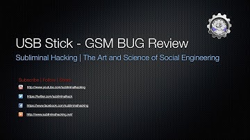 USB Stick GSM Bug Review by Subliminal Hacking