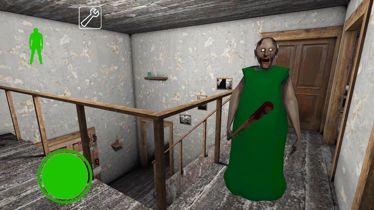 Granny Game Horror Escape Gameplay | Green granny