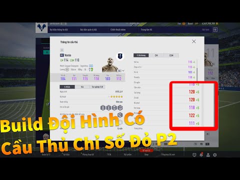 FIFA ONLINE 4 : Build Đội Hình Có Cầu Thủ Chỉ Số Đỏ, Rẻ Mà Xịn Trong FO4 (P.2)